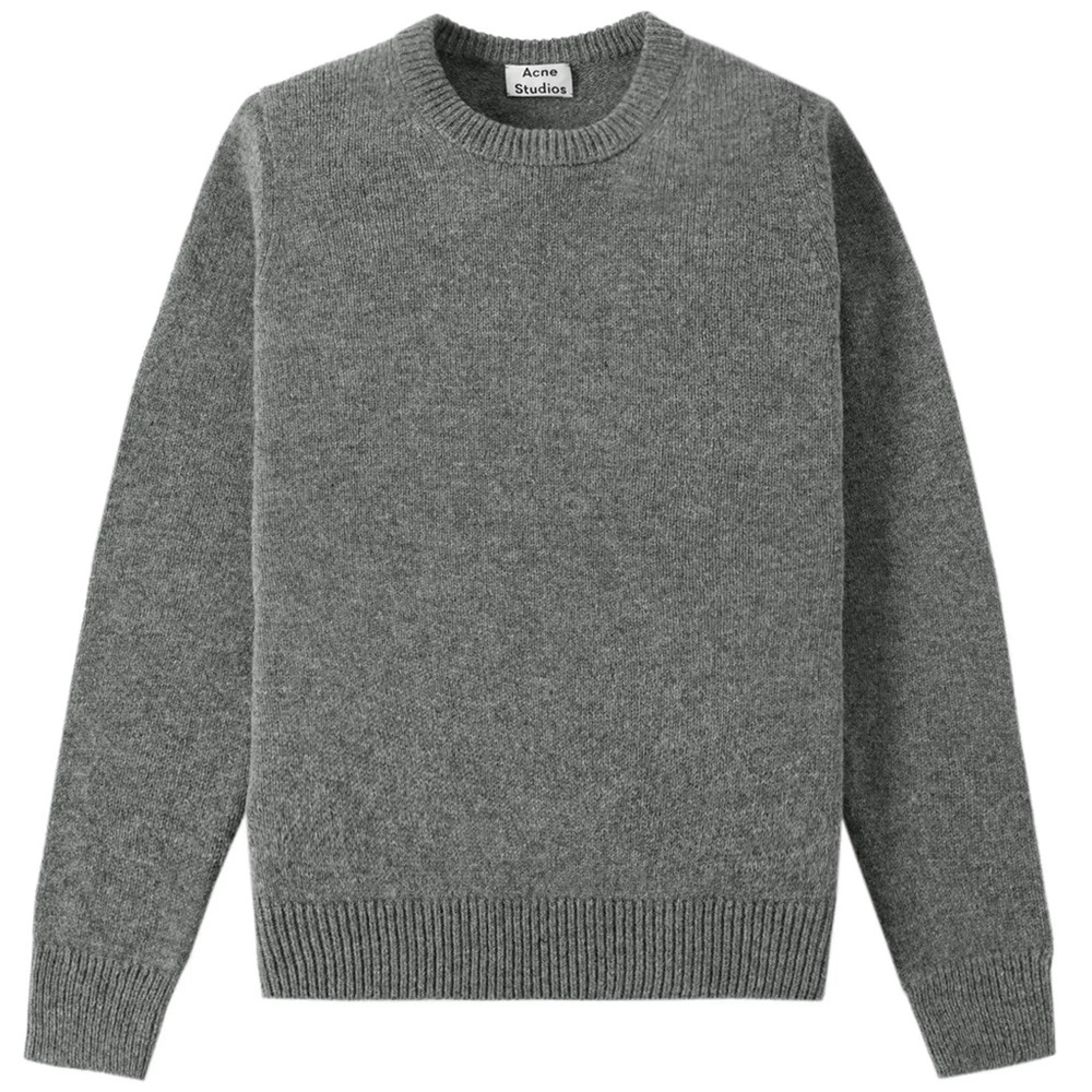 Acne Studios Grey Kai Reverse Sweater- Small